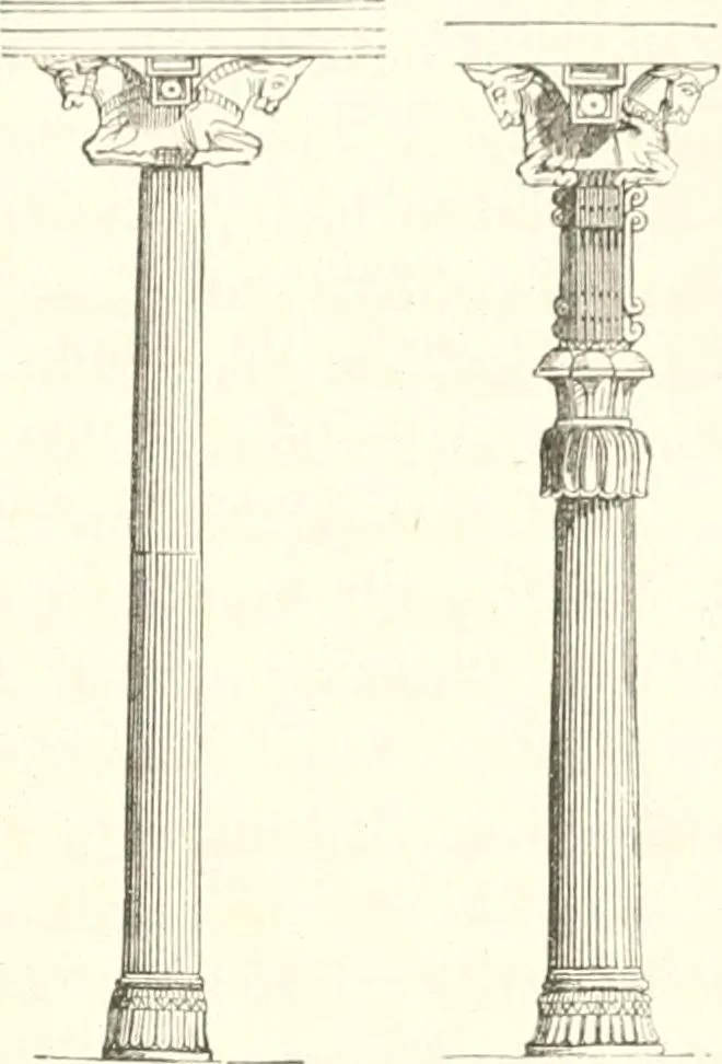 An illustration from Der Stil in den technischen und tektonischen Künsten; oder, Praktische Aesthetik. Ein Handbuch für Techniker, Künstler und Kunstfreunde, 1884, leaf 390