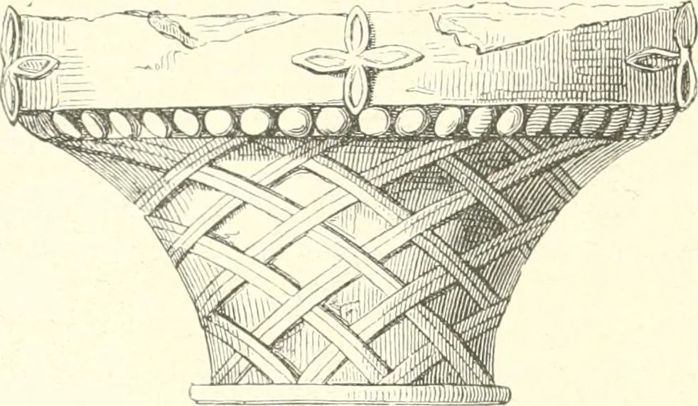 An illustration from Der Stil in den technischen und tektonischen Künsten; oder, Praktische Aesthetik. Ein Handbuch für Techniker, Künstler und Kunstfreunde, 1884, leaf 43