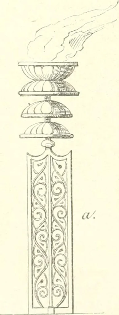 An illustration from Der Stil in den technischen und tektonischen Künsten; oder, Praktische Aesthetik. Ein Handbuch für Techniker, Künstler und Kunstfreunde, 1884, leaf 45