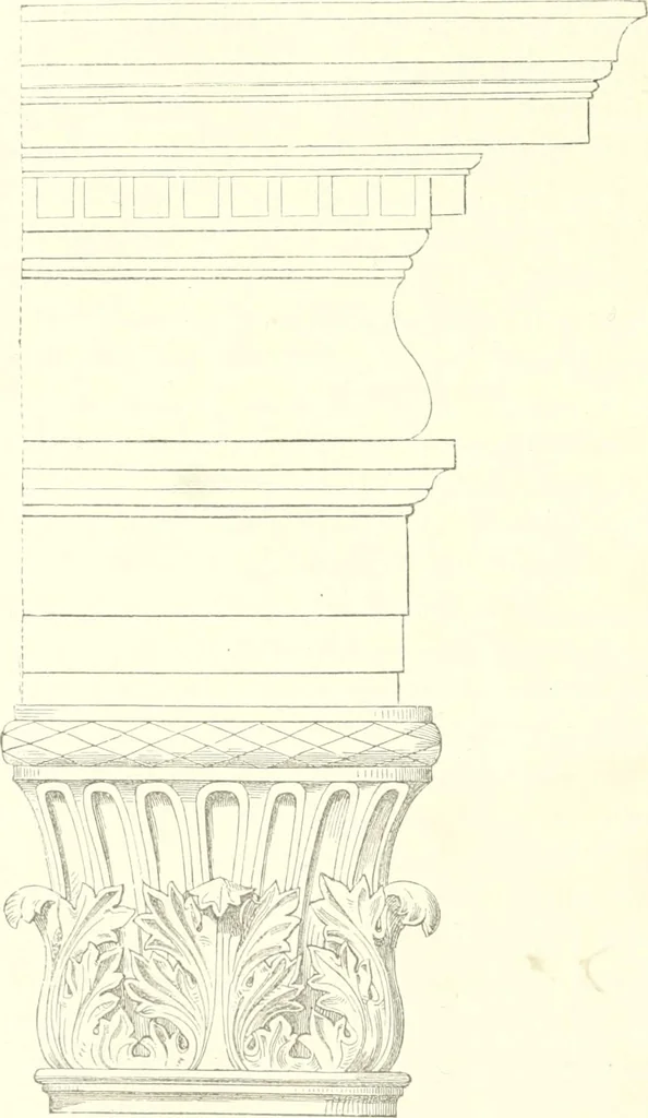 An illustration from Der Stil in den technischen und tektonischen Künsten; oder, Praktische Aesthetik. Ein Handbuch für Techniker, Künstler und Kunstfreunde, 1884, leaf 455