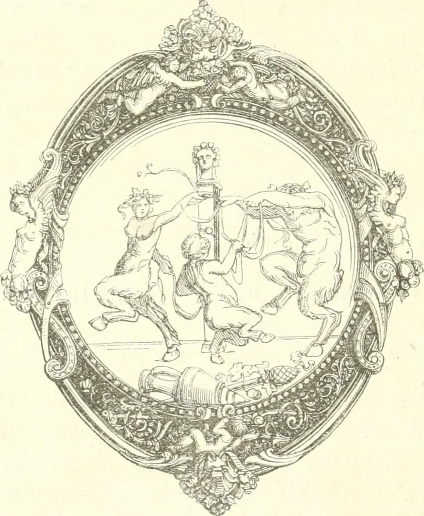 An illustration from Der Stil in den technischen und tektonischen Künsten; oder, Praktische Aesthetik. Ein Handbuch für Techniker, Künstler und Kunstfreunde, 1884, leaf 479
