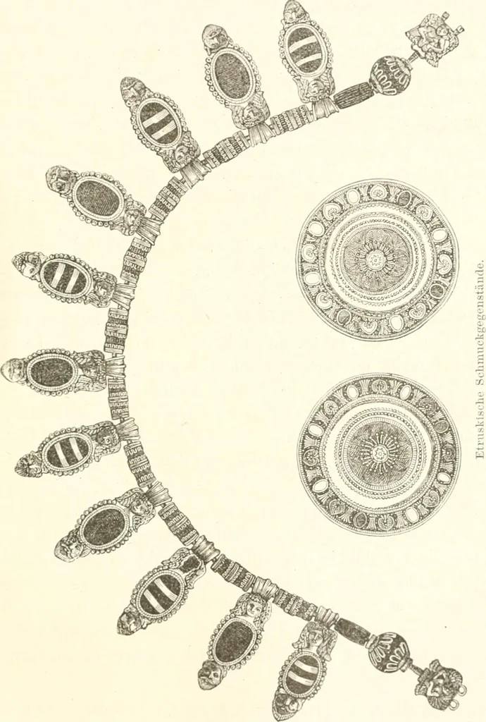 An illustration from Der Stil in den technischen und tektonischen Künsten; oder, Praktische Aesthetik. Ein Handbuch für Techniker, Künstler und Kunstfreunde, 1884, leaf 480
