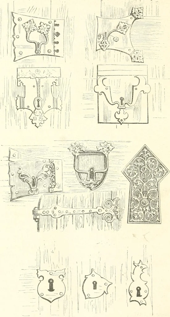 An illustration from Der Stil in den technischen und tektonischen Künsten; oder, Praktische Aesthetik. Ein Handbuch für Techniker, Künstler und Kunstfreunde, 1884, leaf 537
