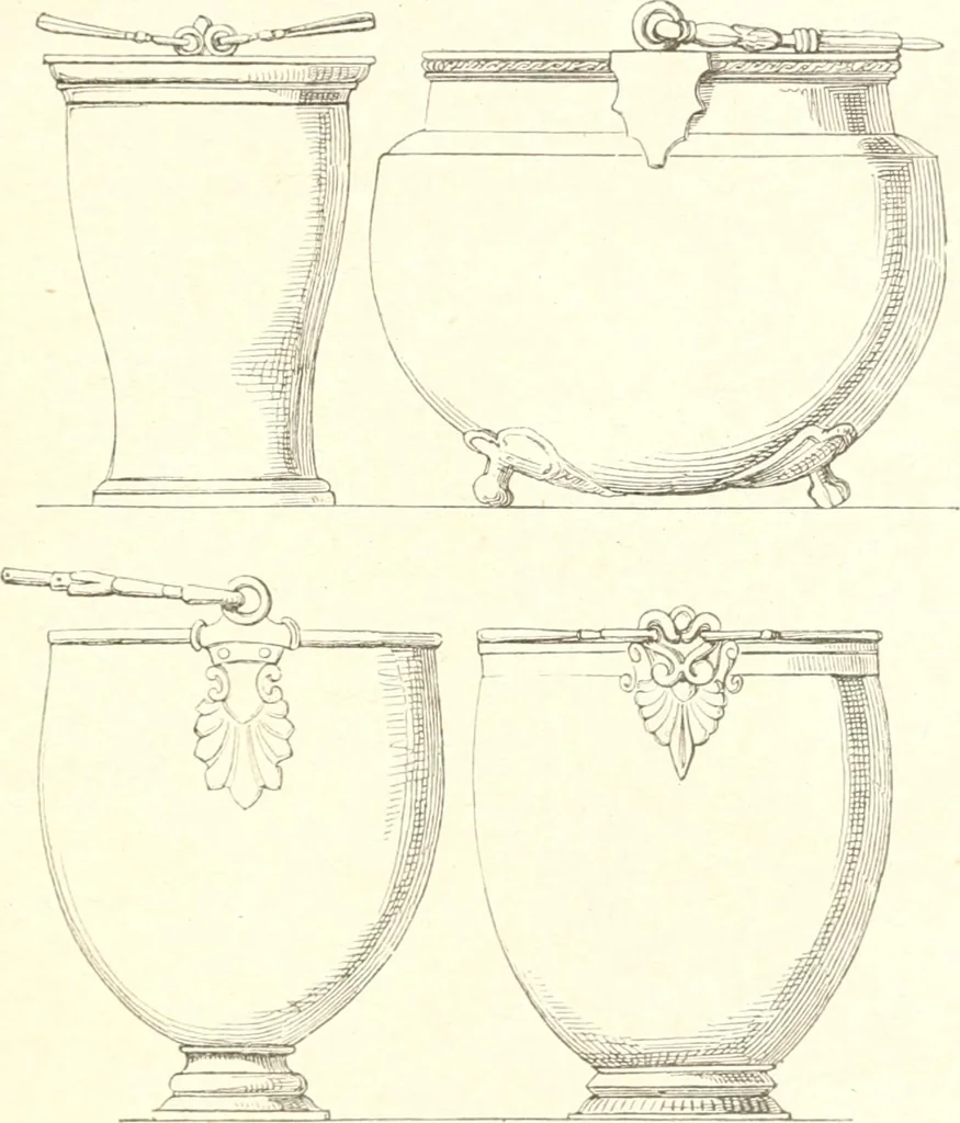 An illustration from Der Stil in den technischen und tektonischen Künsten; oder, Praktische Aesthetik. Ein Handbuch für Techniker, Künstler und Kunstfreunde, 1884, leaf 54