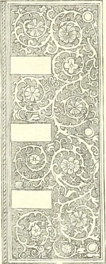 An illustration from Der Stil in den technischen und tektonischen Künsten; oder, Praktische Aesthetik. Ein Handbuch für Techniker, Künstler und Kunstfreunde, 1884, leaf 543