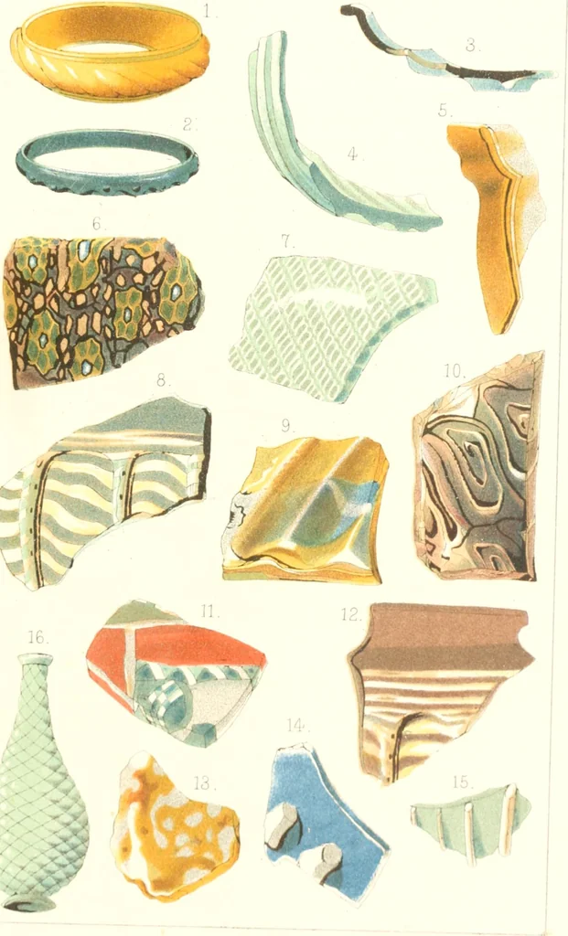 An illustration from Der Stil in den technischen und tektonischen Künsten; oder, Praktische Aesthetik. Ein Handbuch für Techniker, Künstler und Kunstfreunde, 1884, leaf 586