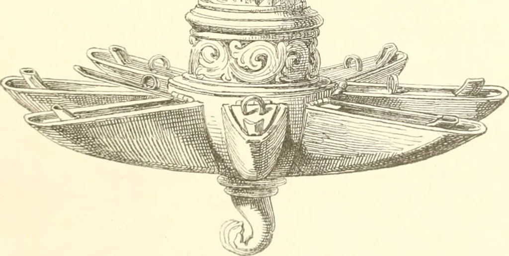 An illustration from Der Stil in den technischen und tektonischen Künsten; oder, Praktische Aesthetik. Ein Handbuch für Techniker, Künstler und Kunstfreunde, 1884, leaf 62