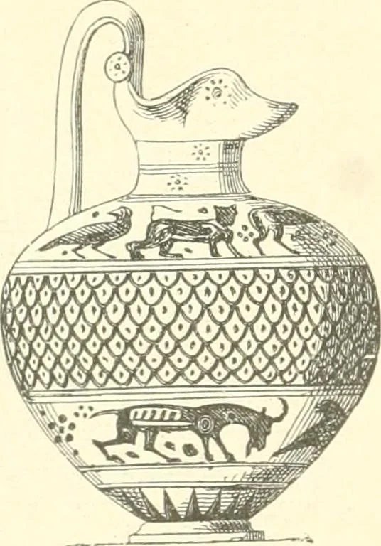 An illustration from Der Stil in den technischen und tektonischen Künsten; oder, Praktische Aesthetik. Ein Handbuch für Techniker, Künstler und Kunstfreunde, 1884, leaf 67
