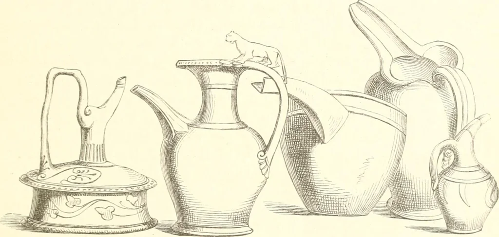 An illustration from Der Stil in den technischen und tektonischen Künsten; oder, Praktische Aesthetik. Ein Handbuch für Techniker, Künstler und Kunstfreunde, 1884, leaf 70