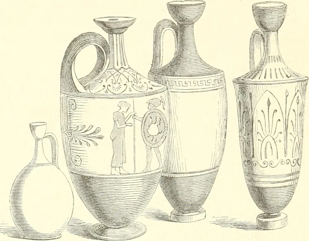 An illustration from Der Stil in den technischen und tektonischen Künsten; oder, Praktische Aesthetik. Ein Handbuch für Techniker, Künstler und Kunstfreunde, 1884, leaf 73