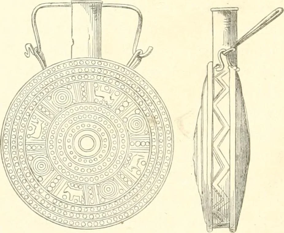 An illustration from Der Stil in den technischen und tektonischen Künsten; oder, Praktische Aesthetik. Ein Handbuch für Techniker, Künstler und Kunstfreunde, 1884, leaf 73