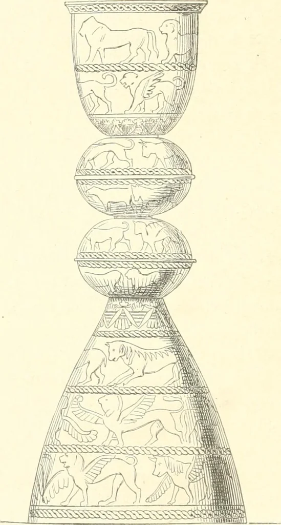 An illustration from Der Stil in den technischen und tektonischen Künsten; oder, Praktische Aesthetik. Ein Handbuch für Techniker, Künstler und Kunstfreunde, 1884, leaf 83