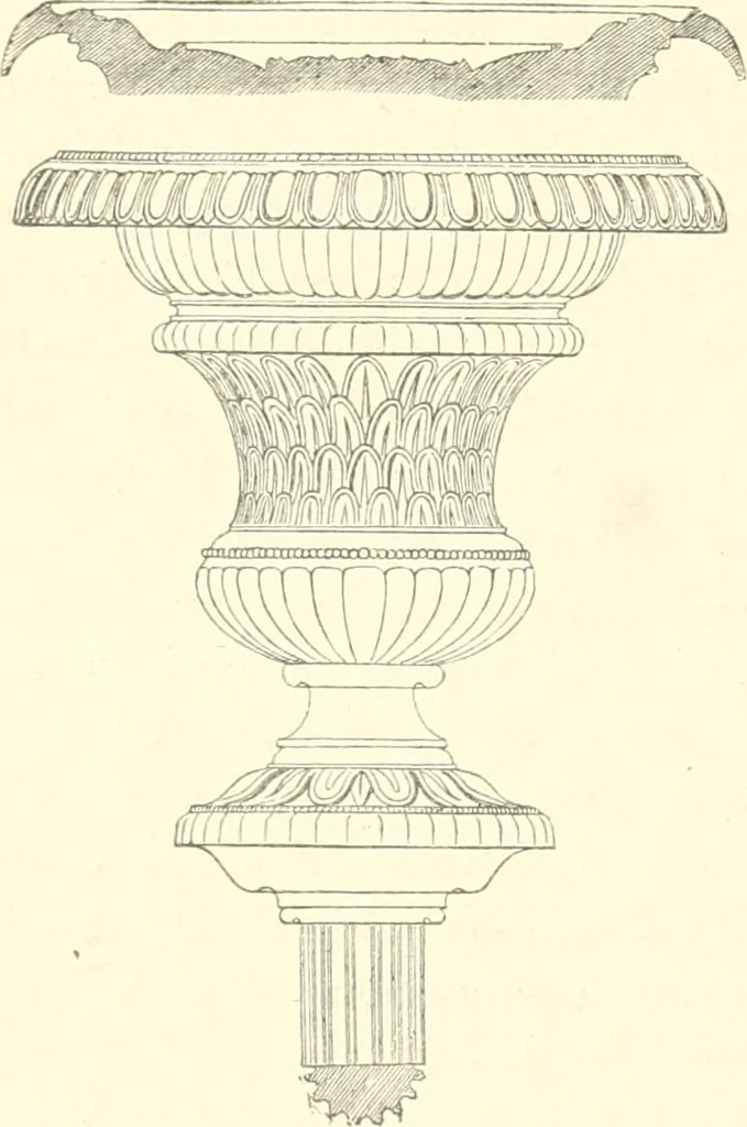 An illustration from Der Stil in den technischen und tektonischen Künsten; oder, Praktische Aesthetik. Ein Handbuch für Techniker, Künstler und Kunstfreunde, 1884, leaf 95