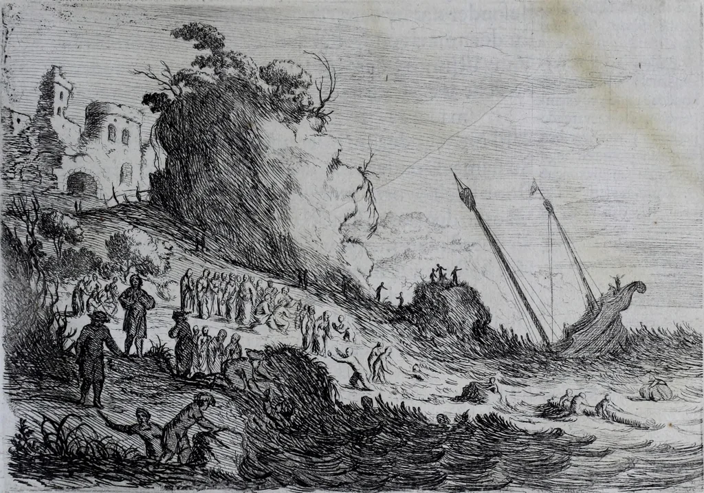 An illustration from Der zee-vaert lof : handelende vande gedenckwaerdighste zee-vaerden... in VI boecken beschreven, 1634, leaf 128