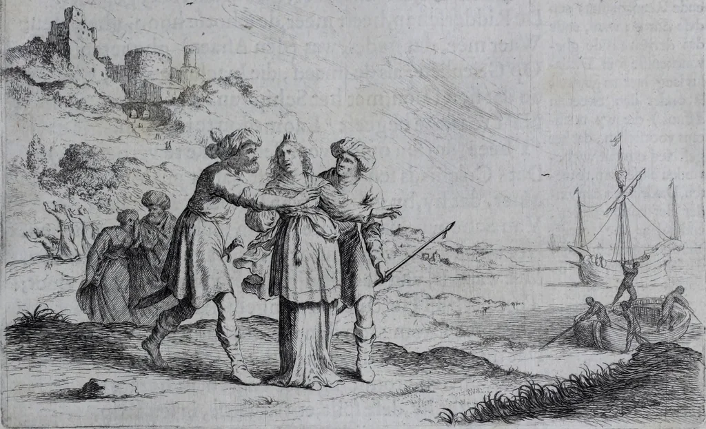 An illustration from Der zee-vaert lof : handelende vande gedenckwaerdighste zee-vaerden... in VI boecken beschreven, 1634, leaf 44