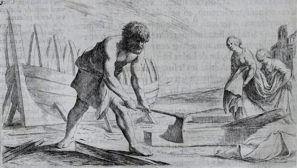 An illustration from Der zee-vaert lof : handelende vande gedenckwaerdighste zee-vaerden... in VI boecken beschreven, 1634, leaf 53