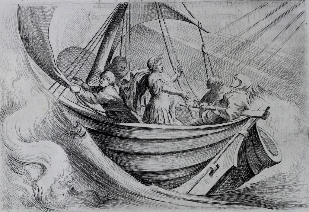 An illustration from Der zee-vaert lof : handelende vande gedenckwaerdighste zee-vaerden... in VI boecken beschreven, 1634, leaf 99