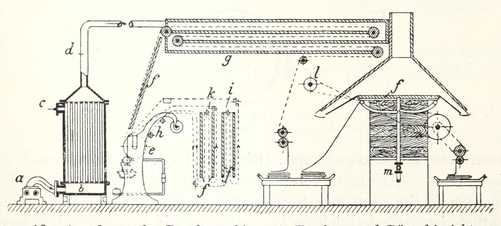 An illustration from Der Zeugdruck : Bleicherei, Färberei, Druckerei und Appretur baumwollener Gewebe, 1890, leaf 232