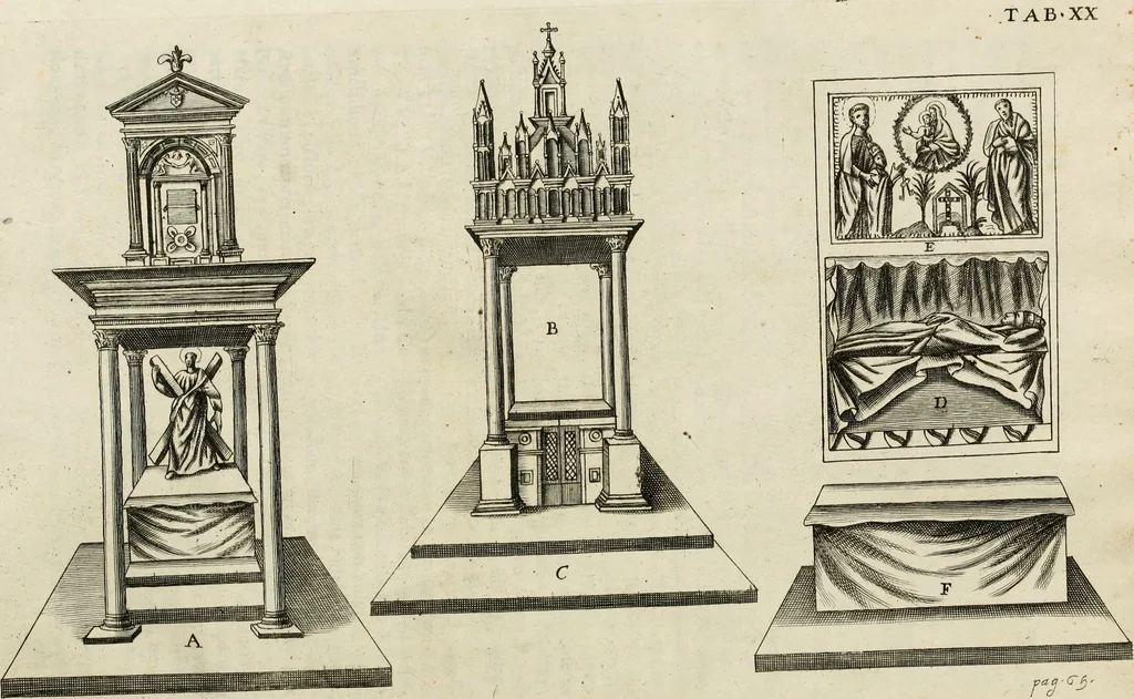 An illustration from De sacris aedificiis a Constantino Magno constructis : synopsis historica, 1693, leaf 121