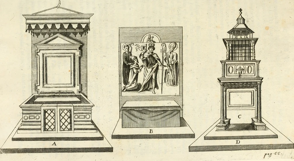 An illustration from De sacris aedificiis a Constantino Magno constructis : synopsis historica, 1693, leaf 124