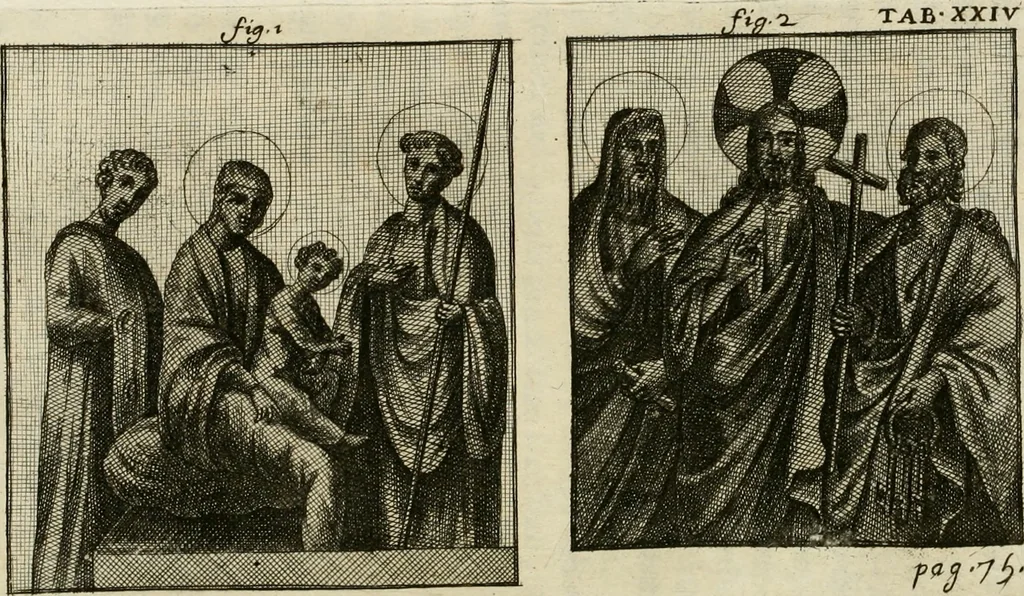 An illustration from De sacris aedificiis a Constantino Magno constructis : synopsis historica, 1693, leaf 137