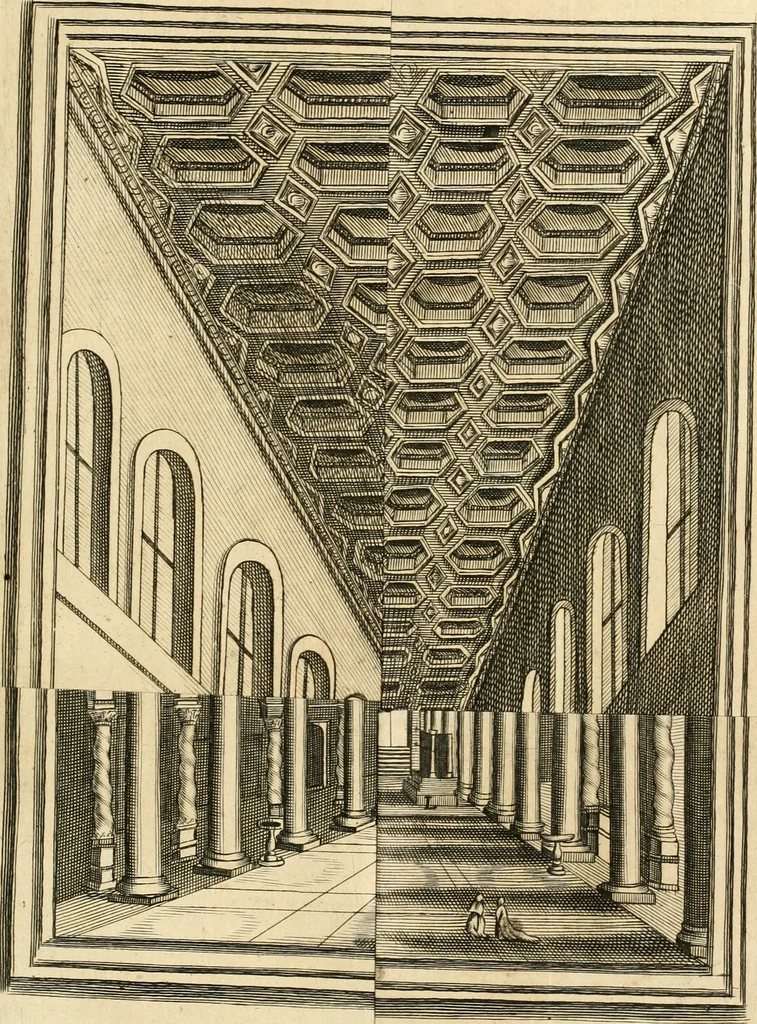 An illustration from De sacris aedificiis a Constantino Magno constructis : synopsis historica, 1693, leaf 184