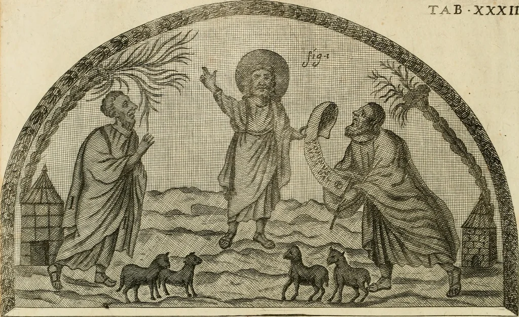 An illustration from De sacris aedificiis a Constantino Magno constructis : synopsis historica, 1693, leaf 211