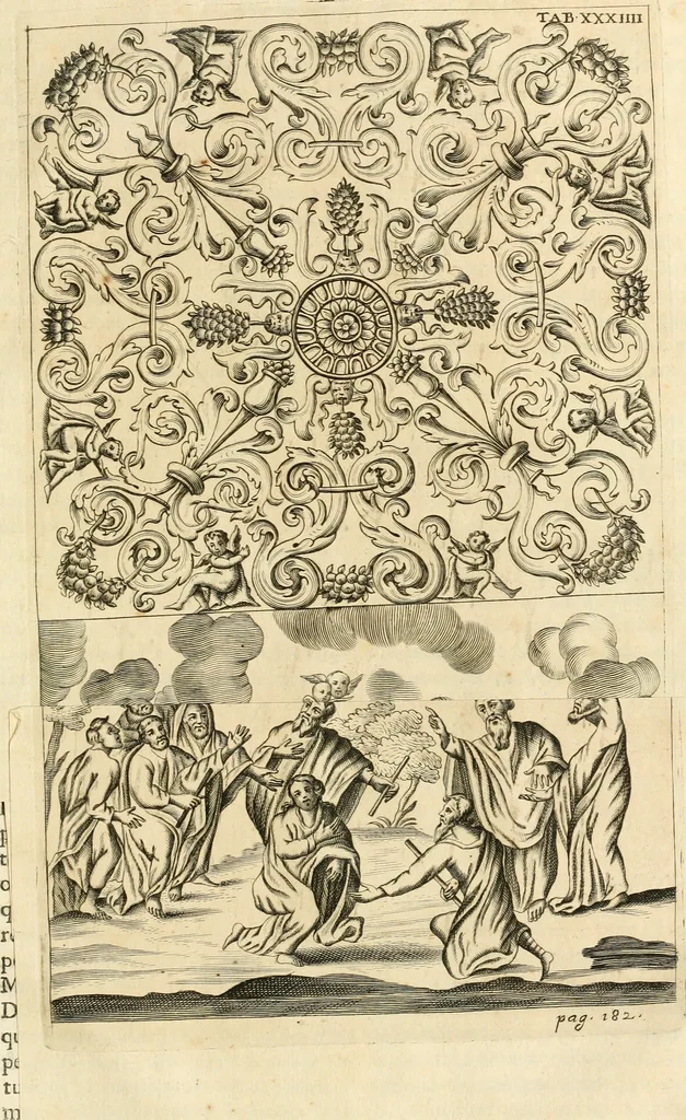 An illustration from De sacris aedificiis a Constantino Magno constructis : synopsis historica, 1693, leaf 266
