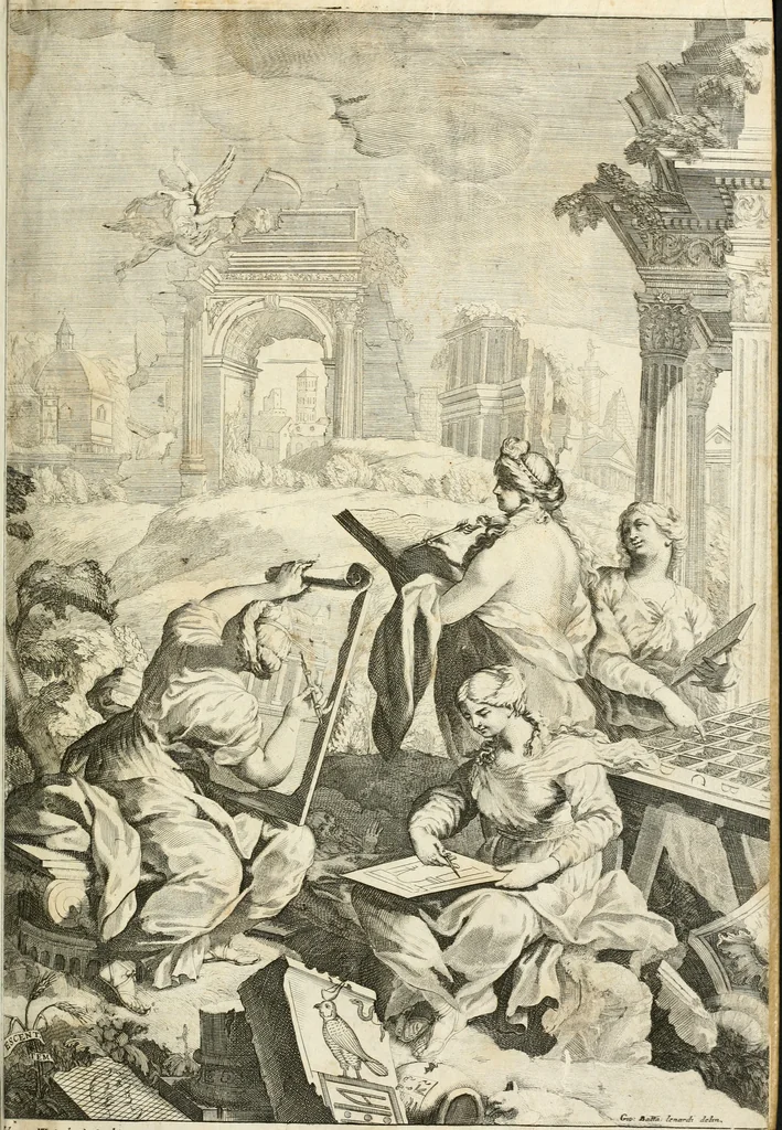 An illustration from De sacris aedificiis a Constantino Magno constructis : synopsis historica, 1693, leaf 4