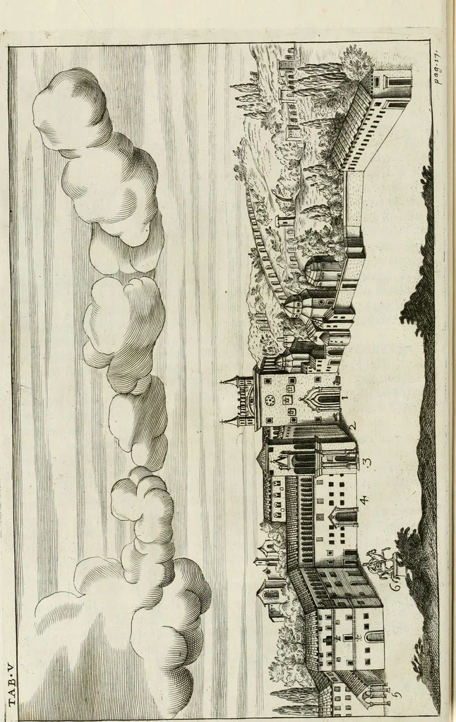 An illustration from De sacris aedificiis a Constantino Magno constructis : synopsis historica, 1693, leaf 43