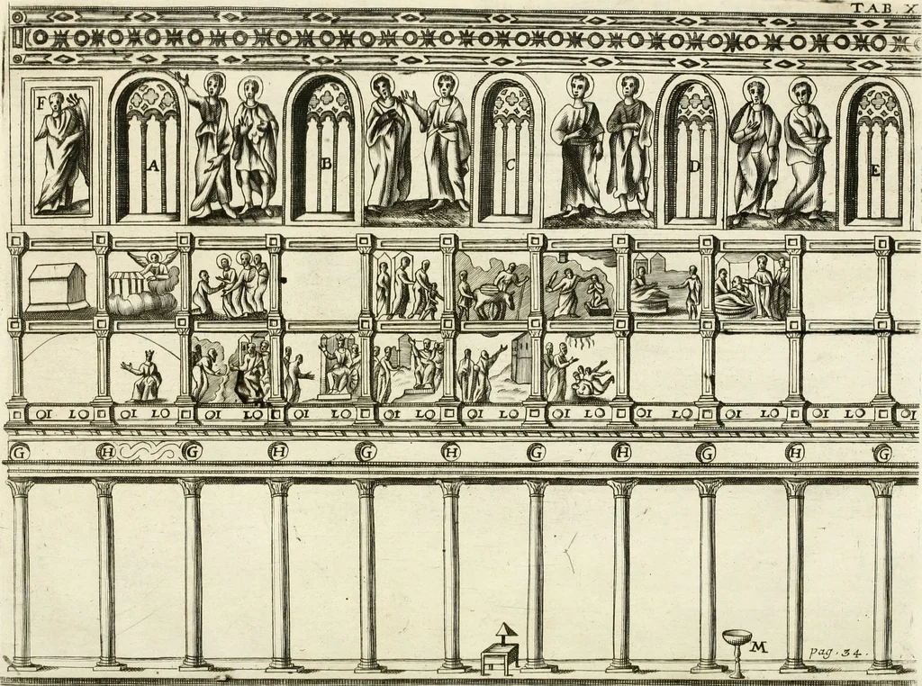 An illustration from De sacris aedificiis a Constantino Magno constructis : synopsis historica, 1693, leaf 70