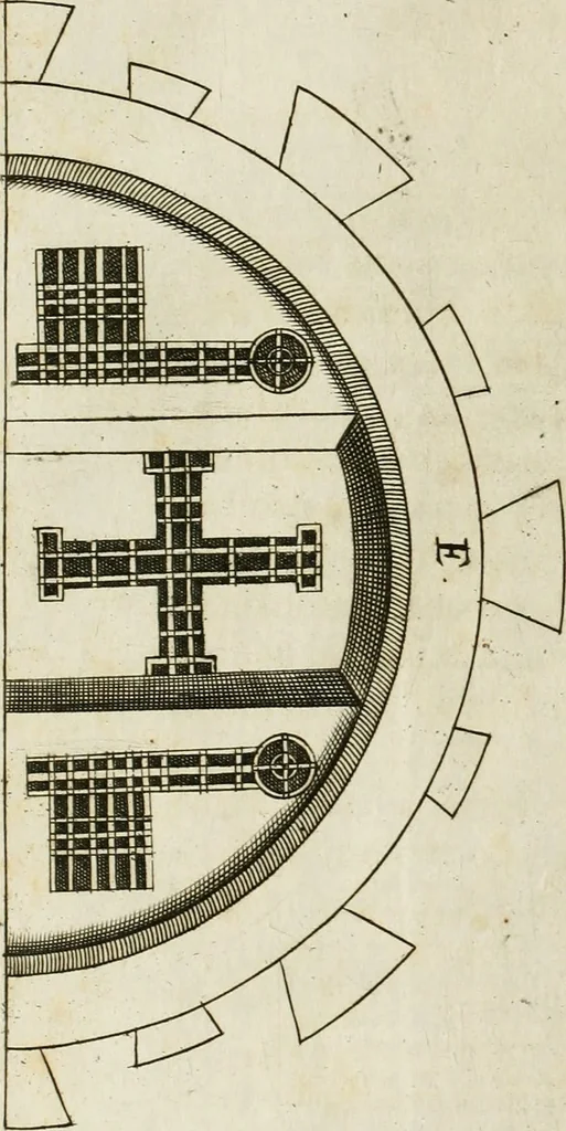 An illustration from De sacris aedificiis a Constantino Magno constructis : synopsis historica, 1693, leaf 73