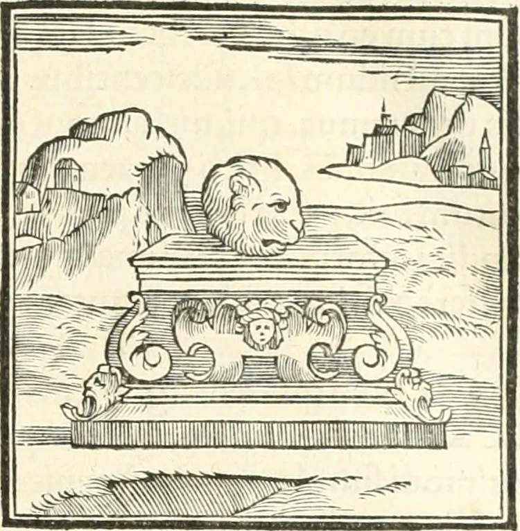 An illustration from Hieroglyphica, sive, De sacris Aegyptiorvm literis commentarii, 1556, leaf 18