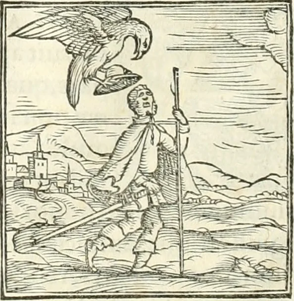 An illustration from Hieroglyphica, sive, De sacris Aegyptiorvm literis commentarii, 1556, leaf 277