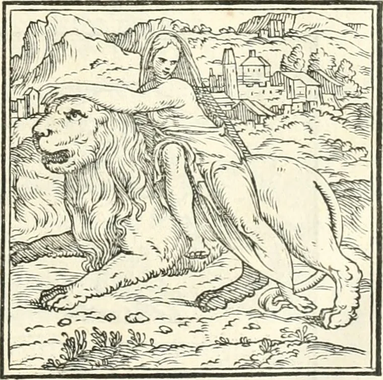 An illustration from Hieroglyphica, sive, De sacris Aegyptiorvm literis commentarii, 1556, leaf 32