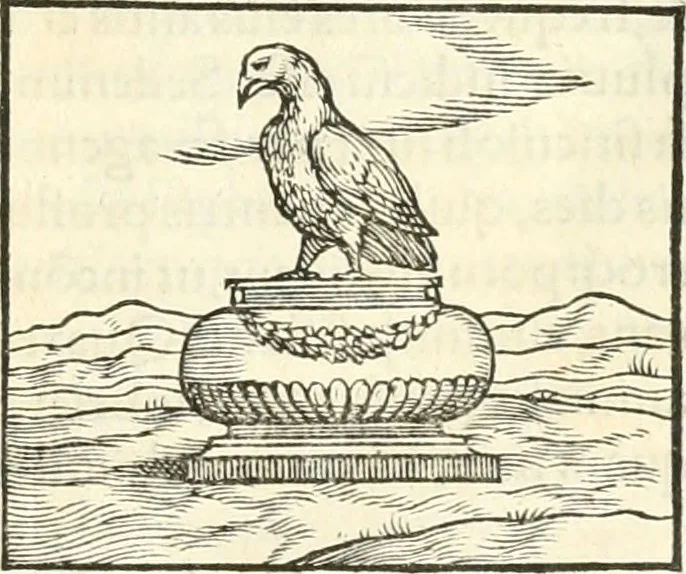 An illustration from Hieroglyphica, sive, De sacris Aegyptiorvm literis commentarii, 1556, leaf 340