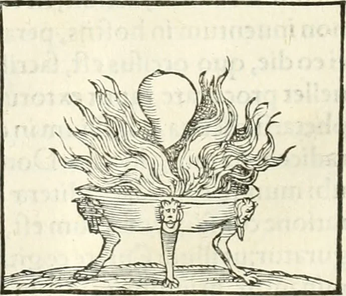 An illustration from Hieroglyphica, sive, De sacris Aegyptiorvm literis commentarii, 1556, leaf 487