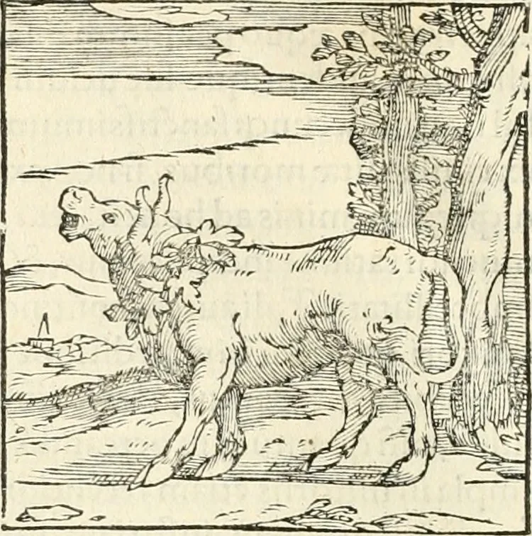An illustration from Hieroglyphica, sive, De sacris Aegyptiorvm literis commentarii, 1556, leaf 49