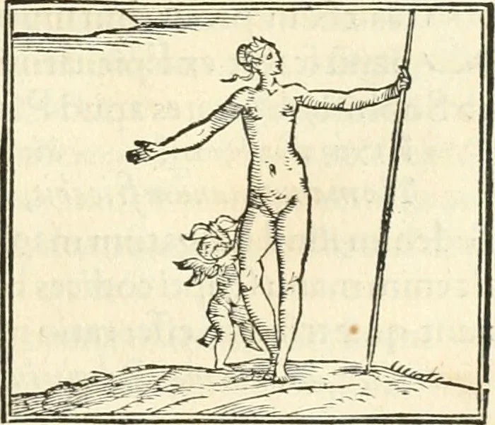 An illustration from Hieroglyphica, sive, De sacris Aegyptiorvm literis commentarii, 1556, leaf 506