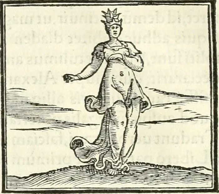 An illustration from Hieroglyphica, sive, De sacris Aegyptiorvm literis commentarii, 1556, leaf 609