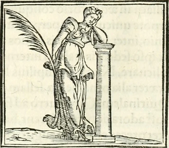 An illustration from Hieroglyphica, sive, De sacris Aegyptiorvm literis commentarii, 1556, leaf 641
