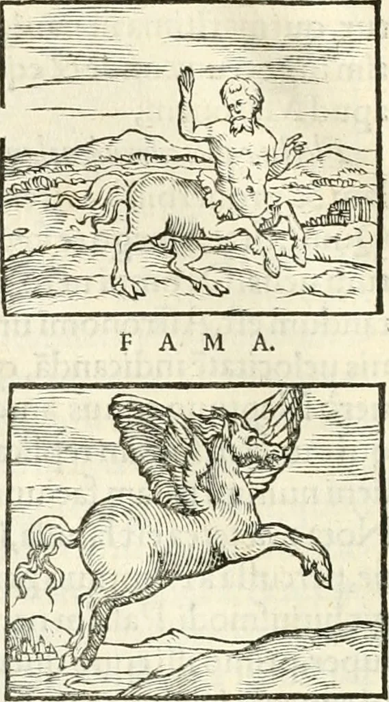 An illustration from Hieroglyphica, sive, De sacris Aegyptiorvm literis commentarii, 1556, leaf 67