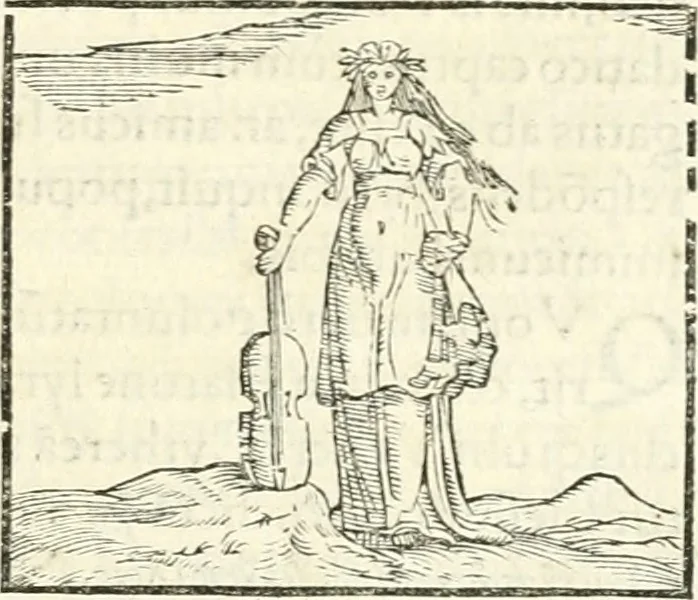 An illustration from Hieroglyphica, sive, De sacris Aegyptiorvm literis commentarii, 1556, leaf 696
