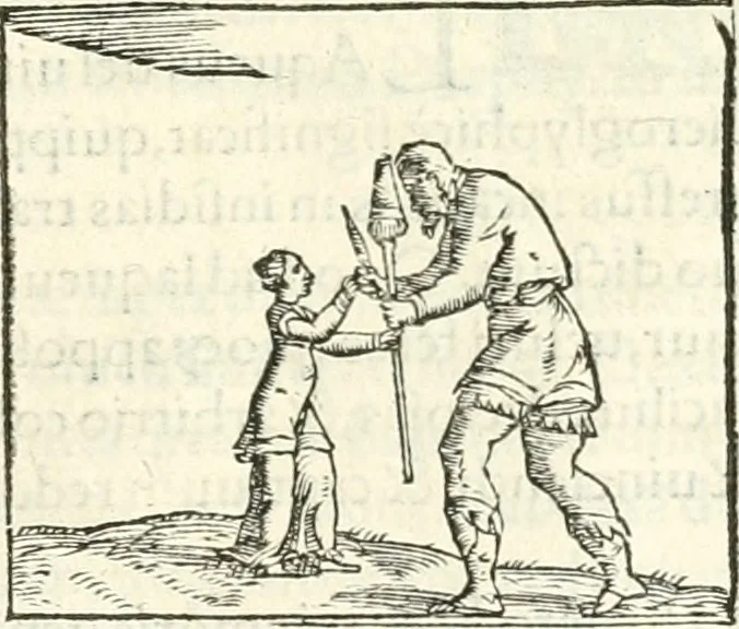 An illustration from Hieroglyphica, sive, De sacris Aegyptiorvm literis commentarii, 1556, leaf 714