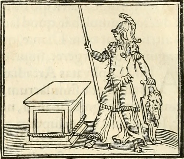 An illustration from Hieroglyphica, sive, De sacris Aegyptiorvm literis commentarii, 1556, leaf 717