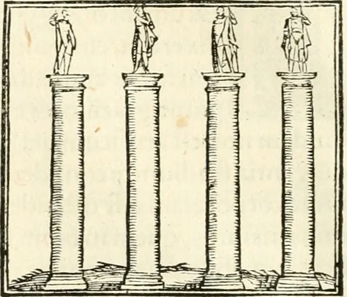 An illustration from Hieroglyphica, sive, De sacris Aegyptiorvm literis commentarii, 1556, leaf 735