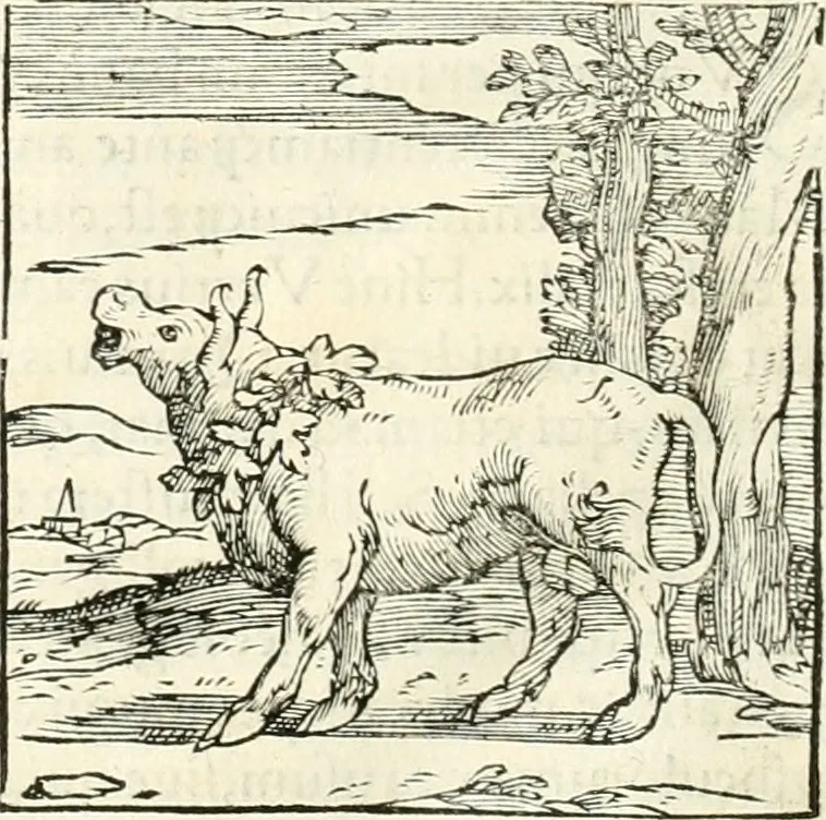 An illustration from Hieroglyphica, sive, De sacris Aegyptiorvm literis commentarii, 1556, leaf 769