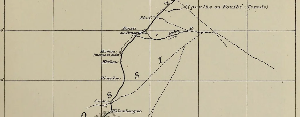 An illustration from De Saint-Louis a Tripoli par le Lac Tchad : voyage au travers du Soudan et du Sahara accompli pendant les années 1890-91-92, 1895, leaf 165
