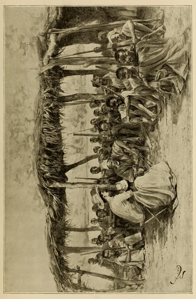 An illustration from De Saint-Louis a Tripoli par le Lac Tchad : voyage au travers du Soudan et du Sahara accompli pendant les années 1890-91-92, 1895, leaf 121