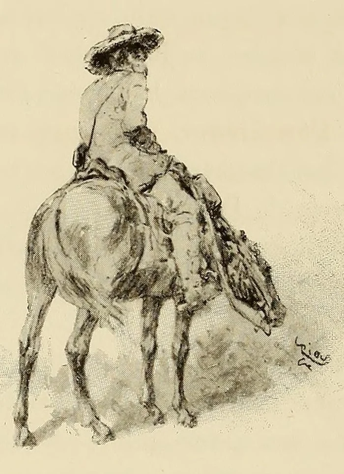 An illustration from De Saint-Louis a Tripoli par le Lac Tchad : voyage au travers du Soudan et du Sahara accompli pendant les années 1890-91-92, 1895, leaf 216